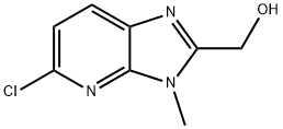 3H-Imidazo[4,5-b]pyridine-2-methanol, 5-chloro-3-methyl-,172648-10-1,结构式