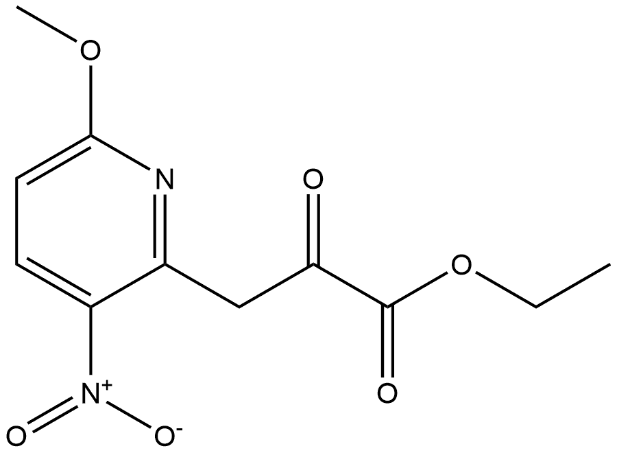 2-Pyridinepropanoic acid, 6-methoxy-3-nitro-α-oxo-, ethyl ester