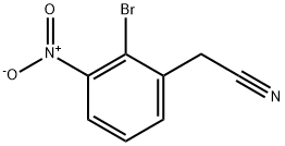 2-(2-溴-3-硝基苯基)乙腈,173026-24-9,结构式