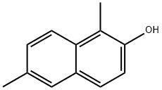 1,6-二甲基萘-2-醇,17324-10-6,结构式