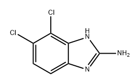 1H-Benzimidazol-2-amine, 6,7-dichloro- Struktur