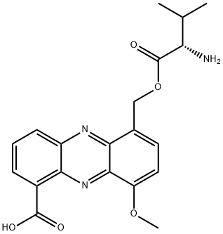 L-Valine, (6-carboxy-4-methoxy-1-phenazinyl)methyl ester|