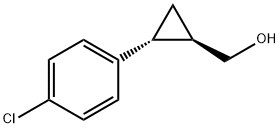 (1R,2R)-2-(4-氯苯基)环丙基]甲醇, 173679-64-6, 结构式