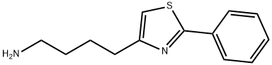4-Thiazolebutanamine, 2-phenyl- Structure