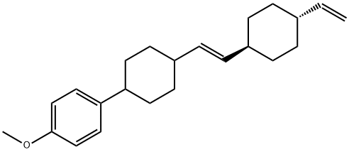 (1alpha,4beta[E(trans)]-1-{4-[2-(-(-vinylcyclohexyl)ethenyl)ethenyl)ethenyl]-cyclohexyl}-4-methoxy-benzol 结构式