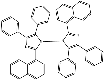 4,5-Diphenyl-2-(1-naphthyl)-imidazolyl dimer Struktur