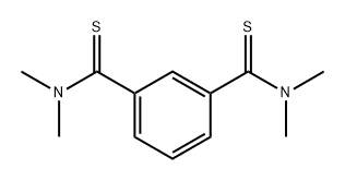1,3-苯二硫代二胺,N1,N1,N3,N3-四甲基, 174224-47-6, 结构式