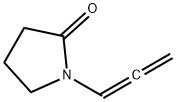 2-Pyrrolidinone, 1-(1,2-propadien-1-yl)- 结构式
