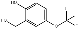 Benzenemethanol, 2-hydroxy-5-(trifluoromethoxy)- Struktur