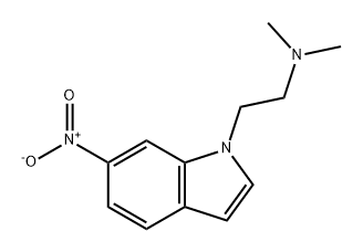 1H-Indole-1-ethanamine, N,N-dimethyl-6-nitro- Struktur