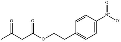 2-(4-Nitrophenyl)ethyl 3-oxobutanoate 结构式
