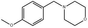 吗啉,4-[(4-甲氧基苯基)甲基]-, 17494-29-0, 结构式