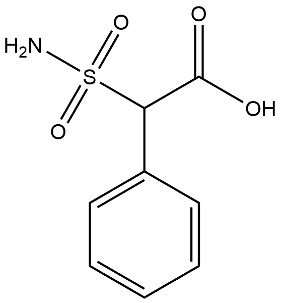 2-phenyl-2-sulfamoylacetic acid Structure