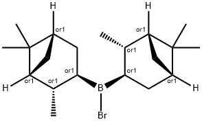 Borane, bromobis[(1R,2S,3R,5R)-2,6,6-trimethylbicyclo[3.1.1]hept-3-yl]-, rel- Structure