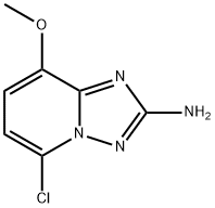 [1,2,4]Triazolo[1,5-a]pyridin-2-amine, 5-chloro-8-methoxy-, 175965-63-6, 结构式