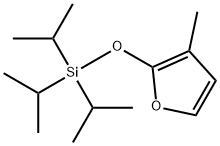 Furan, 3-methyl-2-[[tris(1-methylethyl)silyl]oxy]- Struktur