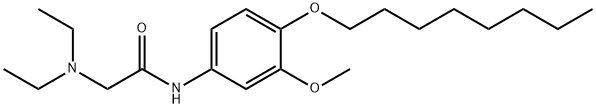 Acetamide, 2-(diethylamino)-N-[3-methoxy-4-(octyloxy)phenyl]- Structure