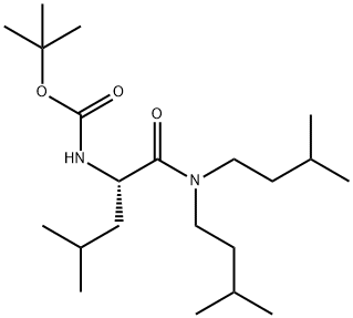 Boc-N1- two i-Pentane -L- leucine amide Struktur