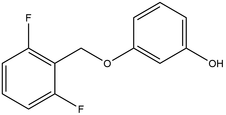 3-[(2,6-Difluorophenyl)methoxy]phenol 结构式