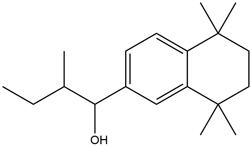 5,6,7,8-Tetrahydro-5,5,8,8-tetramethyl-α-(1-methylpropyl)-2-naphthalenemethanol 结构式