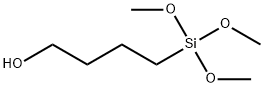 1-Butanol, 4-(trimethoxysilyl)- Structure
