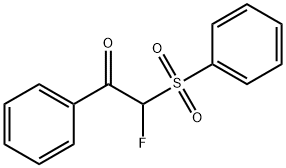 2-FLUORO-1-PHENYL-2-(PHENYLSULFONYL)ETHAN-1-ONE, 177174-40-2, 结构式