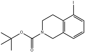 2(1H)-Isoquinolinecarboxylic acid, 3,4-dihydro-5-iodo-, 1,1-dimethylethyl ester Structure