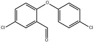 5-chloro-2-(4-chlorophenoxy)benzaldehyde 结构式