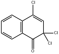 1(2H)-Naphthalenone, 2,2,4-trichloro- 结构式
