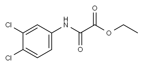 Acetic acid, 2-[(3,4-dichlorophenyl)amino]-2-oxo-, ethyl ester Structure