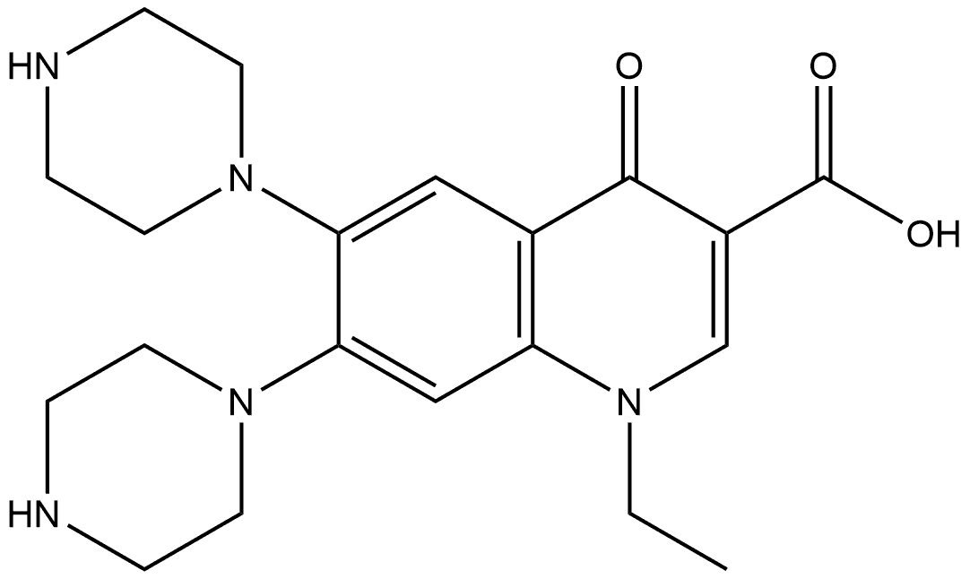 诺氟沙星EP杂质C,177554-64-2,结构式