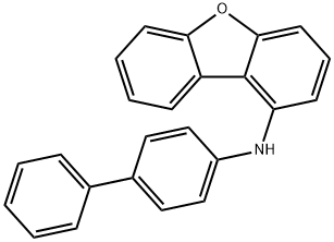 N-([1,1'-联苯基]-4-基)二苯并[B,D]呋喃-1-胺 结构式