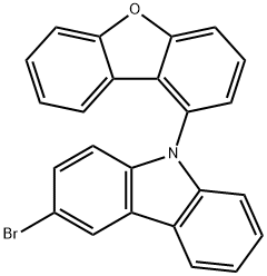 3-溴-9-(二苯并呋喃-1-基)-9H-咔唑, 1776935-39-7, 结构式
