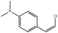 Benzenamine, 4-[(1Z)-2-chloroethenyl]-N,N-dimethyl- Struktur