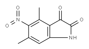 4,6-dimethyl-5-nitro-2,3-dihydro-1H-indole-2,3-dione|
