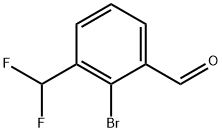 2-溴-3-(二氟甲基)苯甲醛 结构式
