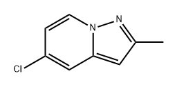 Pyrazolo[1,5-a]pyridine, 5-chloro-2-methyl- 结构式