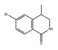 1(2H)-Isoquinolinone, 6-bromo-3,4-dihydro-4-methyl- Struktur