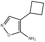 4-环丁基异噁唑-5-胺, 1779920-94-3, 结构式
