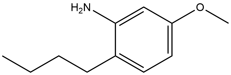 2-butyl-5-methoxyaniline 结构式