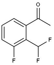 2'-Difluoromethyl-3'-fluoroacetophenone Struktur