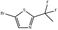 5-bromo-2-(1,1-difluoroethyl)-1,3-thiazole Structure