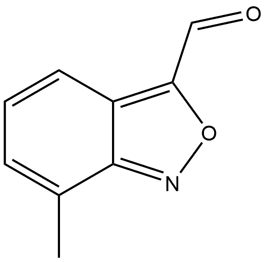 7-Methylbenzo[c]isoxazole-3-carbaldehyde Structure