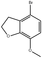 Benzofuran, 4-bromo-2,3-dihydro-7-methoxy- Struktur