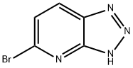 3H-1,2,3-Triazolo[4,5-b]pyridine, 5-bromo- 结构式
