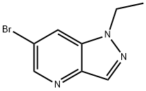 6-bromo-1-ethyl-1H-pyrazolo[4,3-b]pyridine Struktur