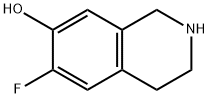 7-Isoquinolinol, 6-fluoro-1,2,3,4-tetrahydro- Structure