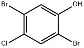 2,5-二溴-4-氯苯酚 结构式