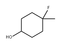 Cyclohexanol, 4-fluoro-4-methyl- Struktur