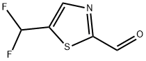 5-(二氟甲基)噻唑-2-甲醛, 1780912-17-5, 结构式